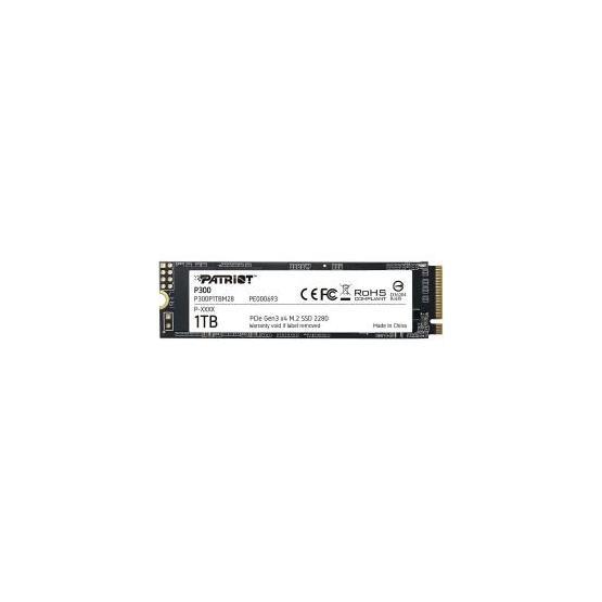 PATRIOT P300P1TBM28 1TB P300 M.2 2280 PCIE Gen3 x 4 2100MBS/1650MBS Flash SSD