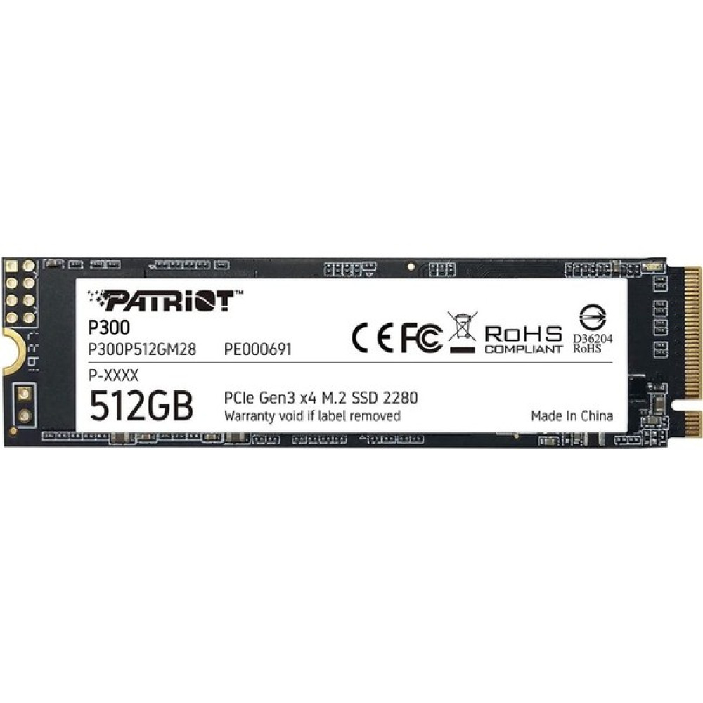 Patriot P300P512GM28 512GB P300 M.2 2280 Pcıe Gen3 x 4 1700MBS/1100MBS Flash SSD SSD / Solid State Drive Fiyatı