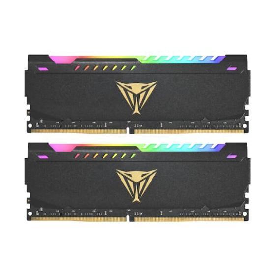 Patriot PVSR416G320C8K 16GB 8gbx2 3200MHZ Ddr4 Viper Dual Rgb Oyuncu Masaüstü Ram