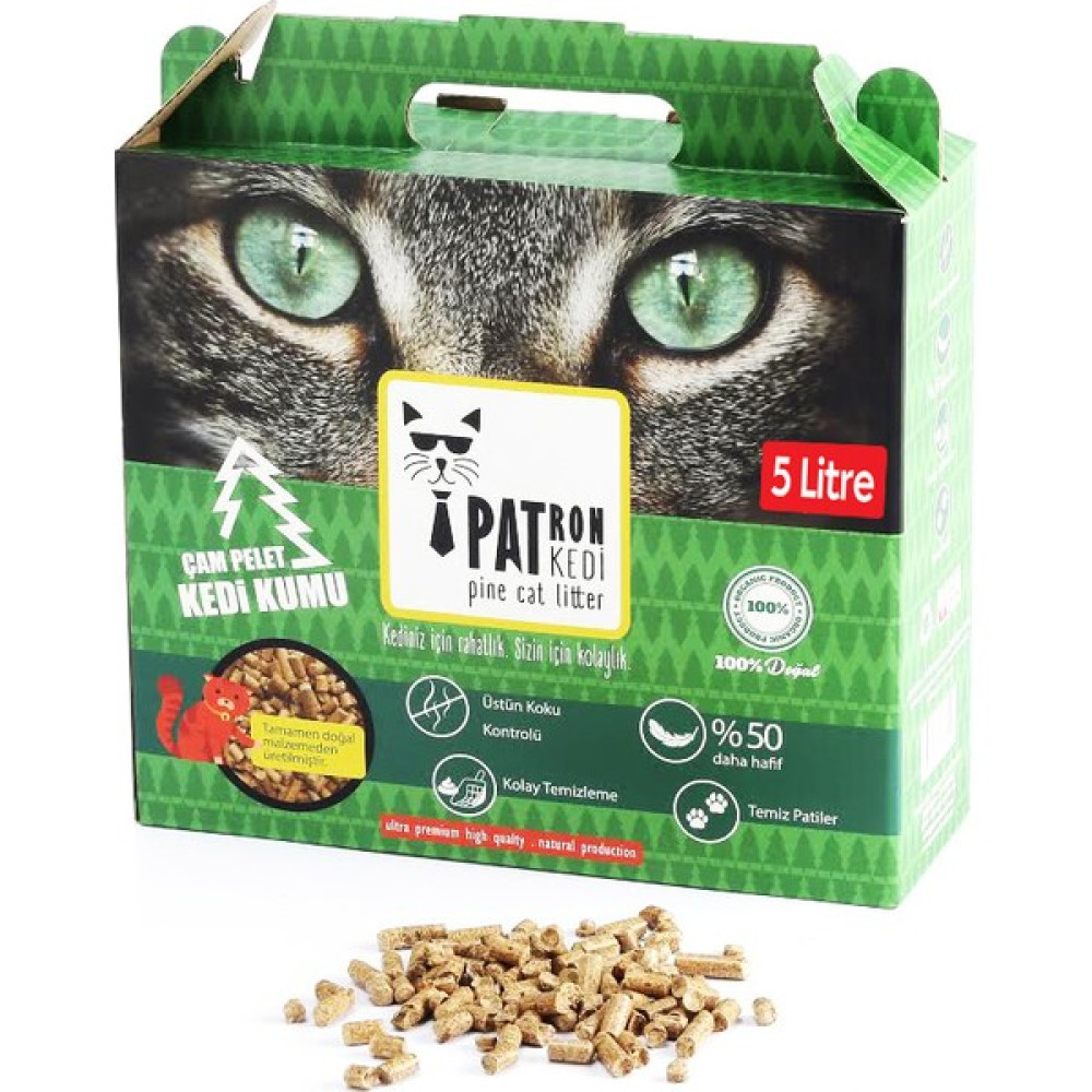 Patron Kedi Çam Peleti Kedi Kumu 5 lt Evcil Hayvan Ürünleri Fiyatı