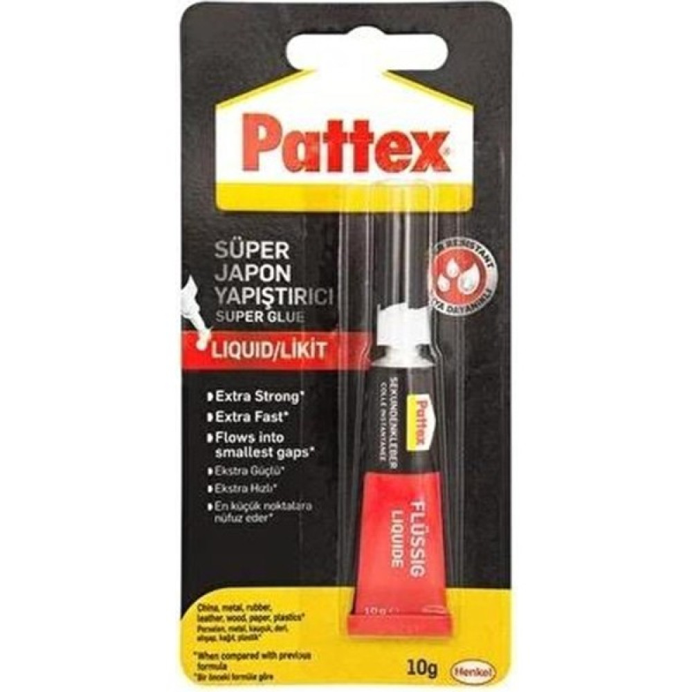 Pattex 10 gr Süper Japon Yapıştırıcı 1792002 Yapıştırıcılar Yapıştırıcı - Tutkal Fiyatı