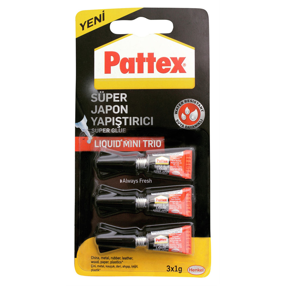 Pattex 3X1 Gr Süper Mini Trio Japon Yapıştırıcı (HNKL-1943764) Oto, Bahçe, Yapı Market Fiyatı