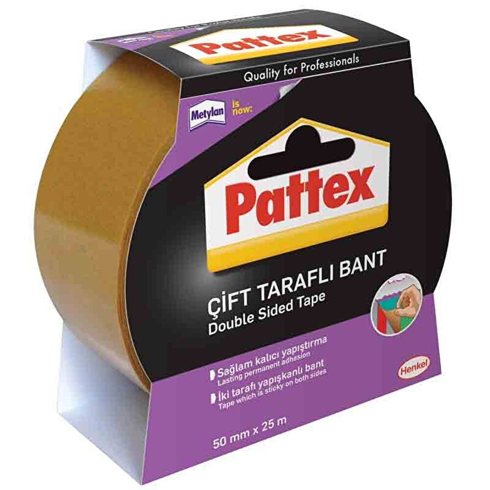 Pattex Double Montaj Bandı 120 Kg / 19 mm x 1.5 m Nalburiye & Hırdavat Fiyatı