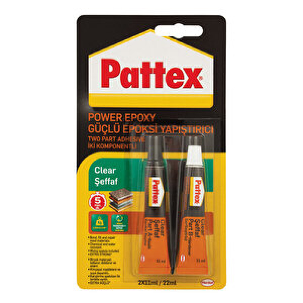 Pattex Epoksi Yapıştırıcı Şeffaf 2x11 ml Yapıştırıcı Fiyatı
