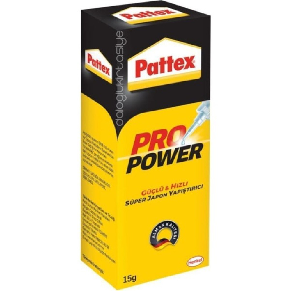 Pattex Pro Power Japon Yapıştırıcı Süper Hızlı 15 gr Yapıştırıcı - Tutkal Fiyatı