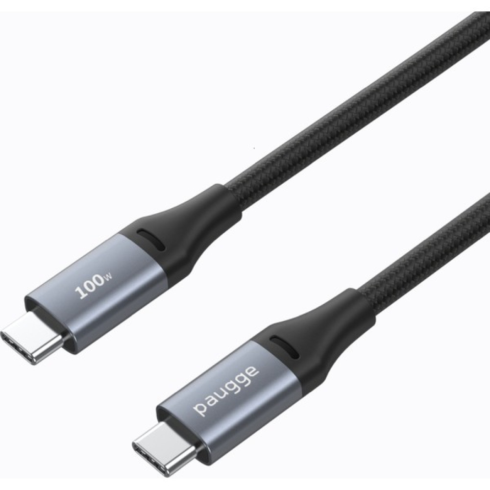 Paugge USB C Görüntü, Ses ve Data Kablosu - 1.5 Metre Örgülü , USB 3.2, 10GBPS, 100W, 4K 144Hz, 4K 120Hz, 4K 60Hz, Hdr - CC14PD100W15 - 1,5 m Görüntü Kablosu Fiyatı