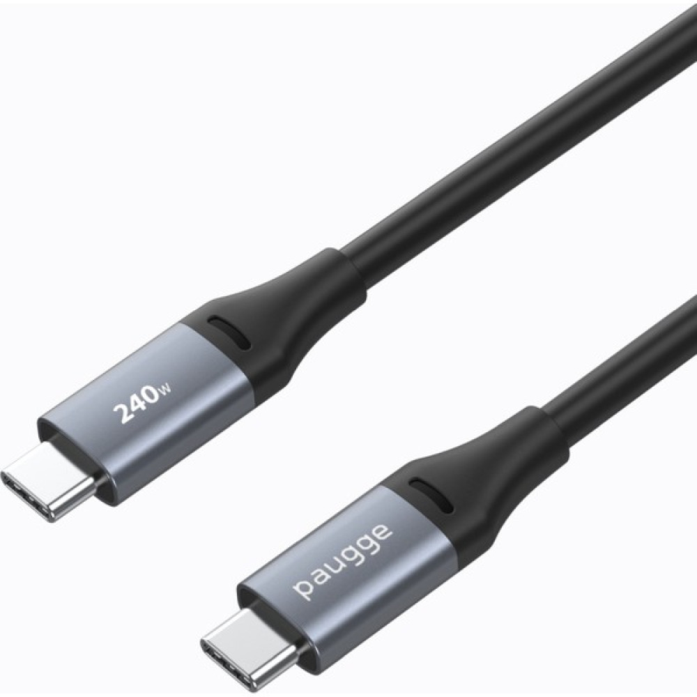 Paugge USB C Görüntü, Ses ve Data Kablosu, 1.8 Metre, USB 3.2, 10GBPS, 240W, 4K 144Hz, 4K 120Hz, 4K 60Hz, Hdr (CC14PD240W18) - 1,8 m Görüntü Kablosu Fiyatı