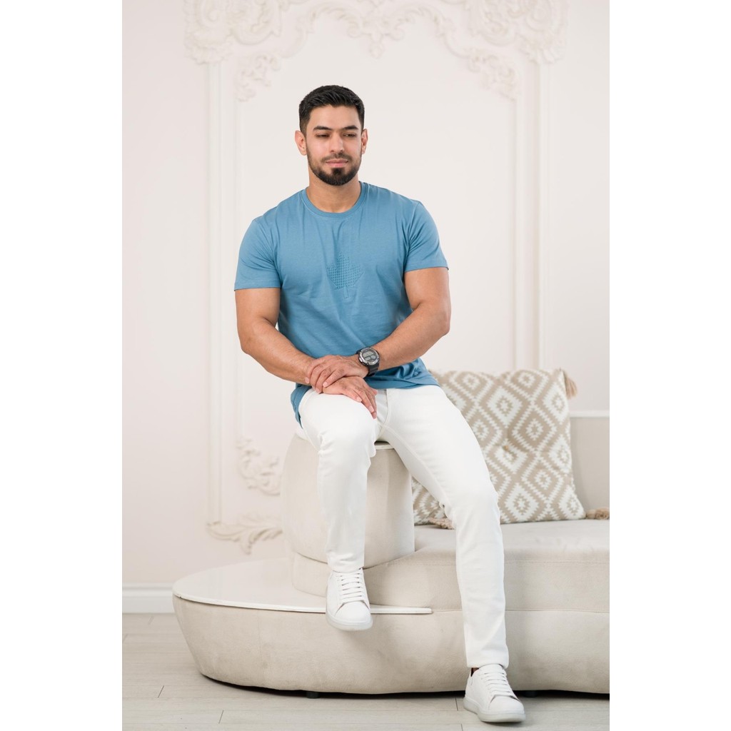 Paul Martin Bisiklet Yaka Önü Baskılı Pamuklu Basic Regular Fit T-Shirt Giyim & İç Giyim Fiyatı