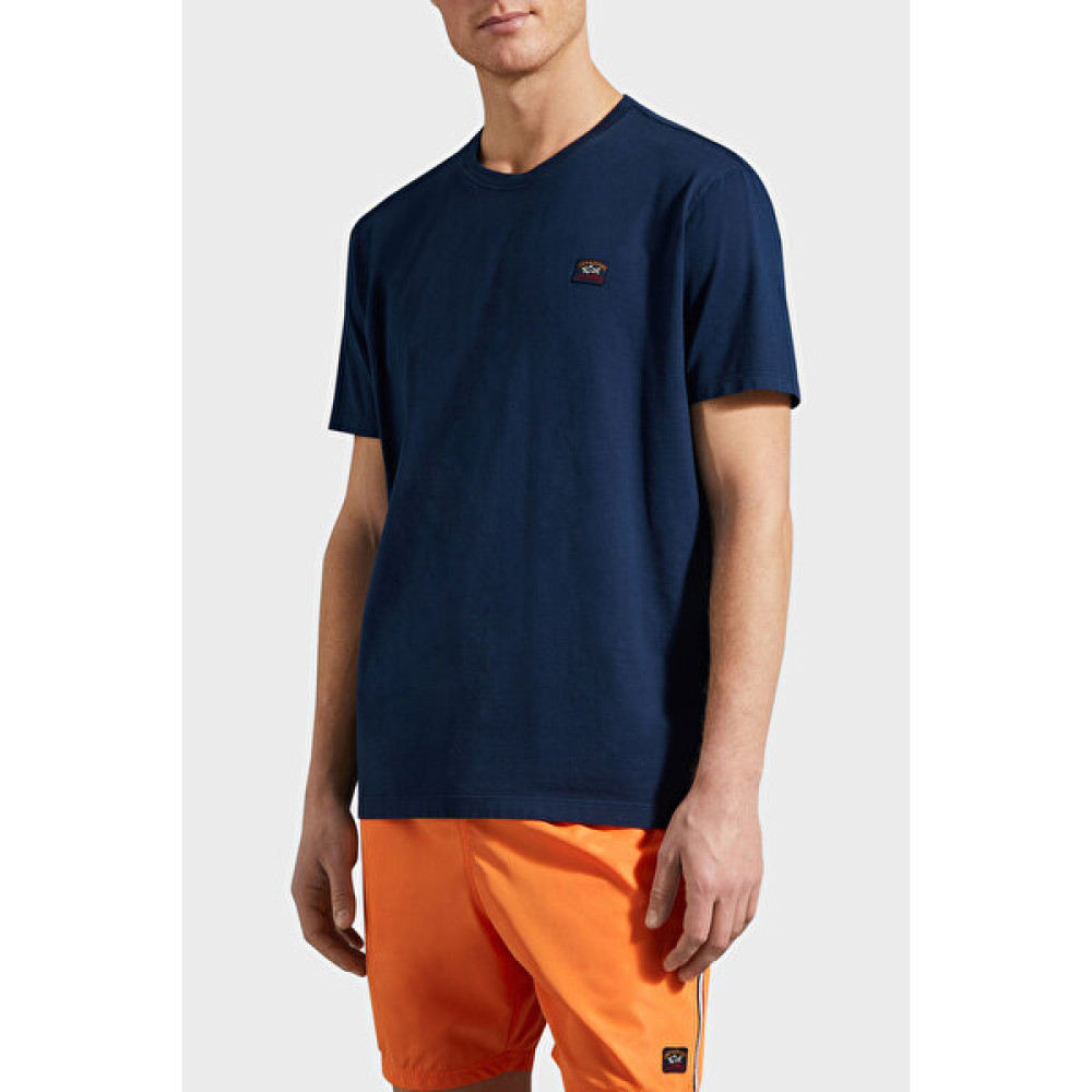 Paul & Shark Bisiklet Yaka Pamuk Regular Fit T Shirt Erkek 23411052 050 Erkek T-shirt Fiyatı