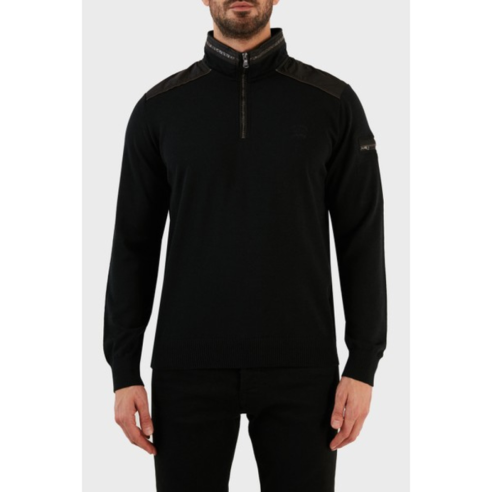 Paul & Shark Yünlü Regular Fit Yarım Fermuarlı Dik Yaka Sweat Erkek Sweat 11311102 011 Erkek Sweatshirt Fiyatı