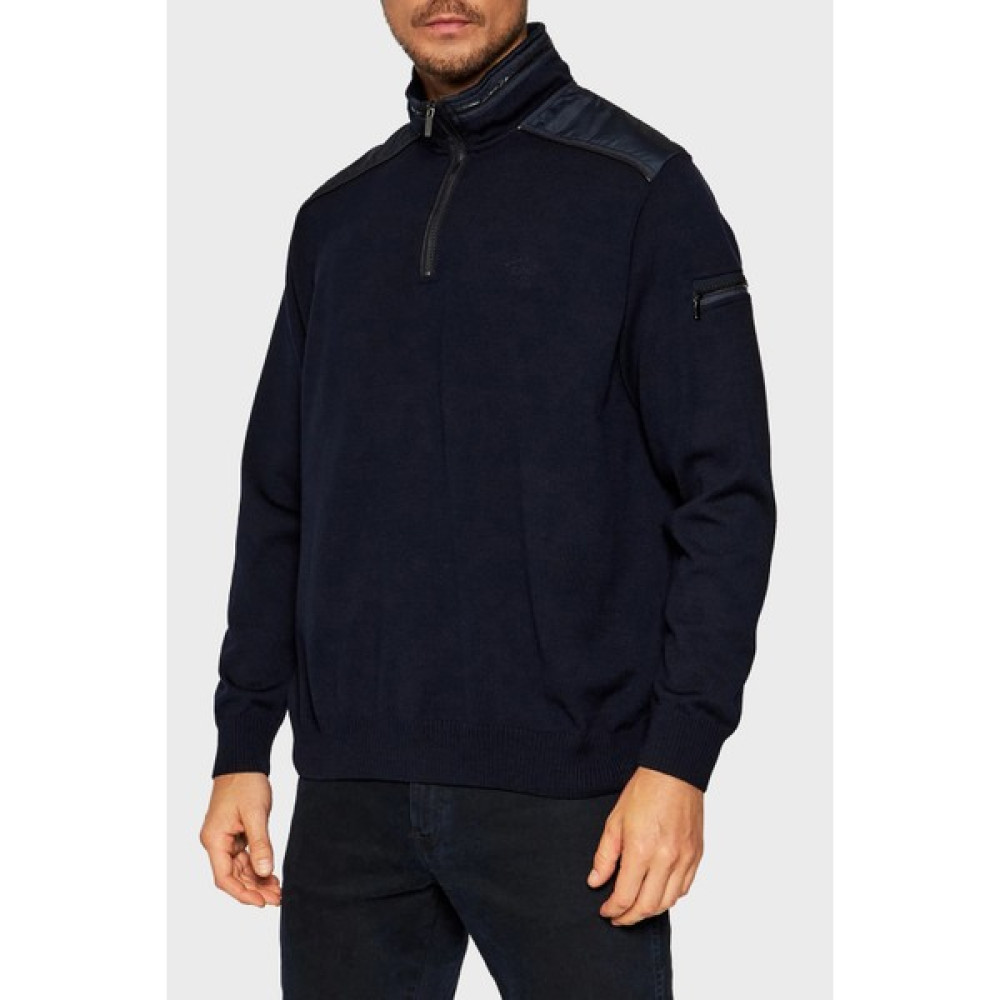 Paul & Shark Yünlü Regular Fit Yarım Fermuarlı Dik Yaka Sweat Erkek Sweat 11311102 050 Erkek Sweatshirt Fiyatı