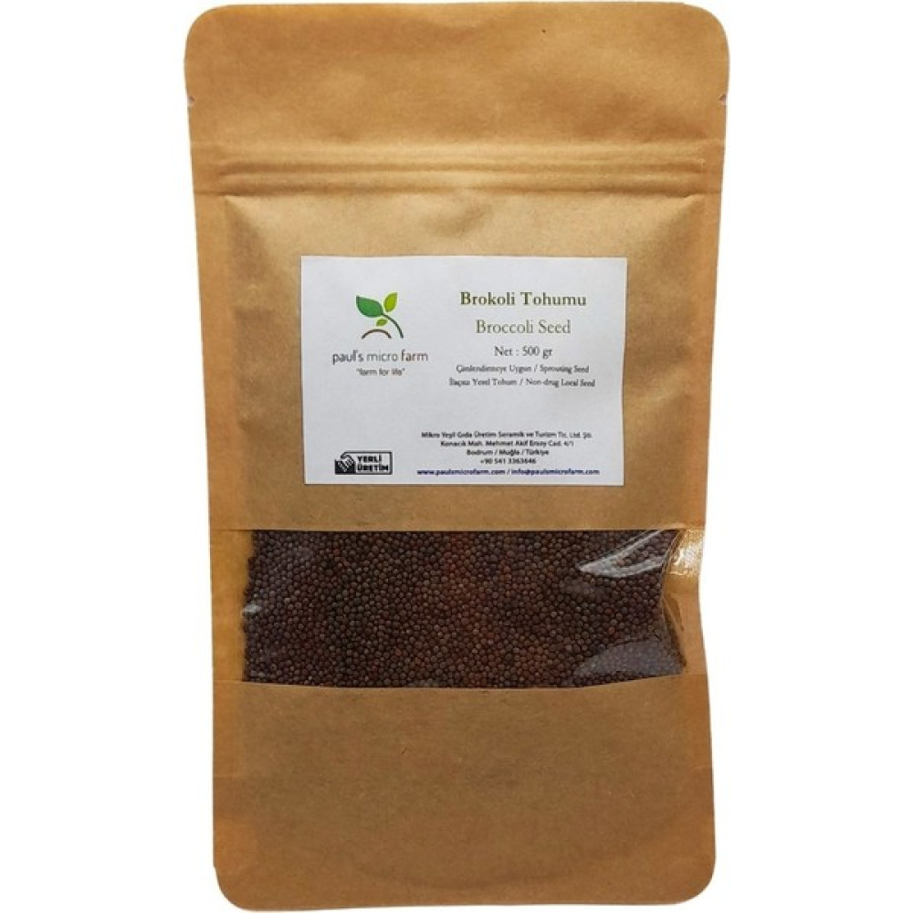 Pauls Micro Farm Brokoli Tohumu (Ilaçsız / Katkısız) - 250 gr Tohum Fiyatı