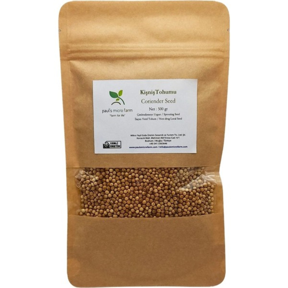 Pauls Micro Farm Kişniş Tohumu (Ilaçsız / Katkısız) - 500 gr Tohum Fiyatı