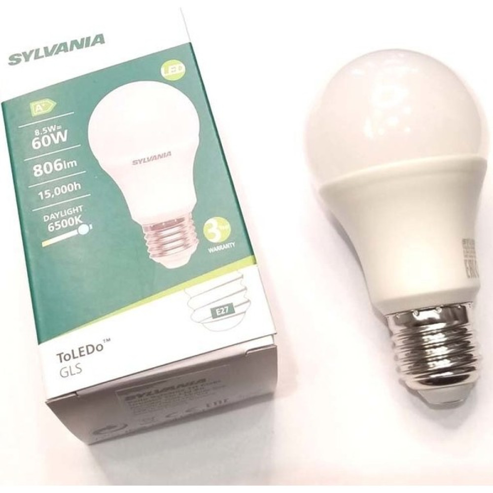 Pause 8.5W Sylvania Led Ampül 6500K Beyaz Renk Led Aydınlatmalar Fiyatı