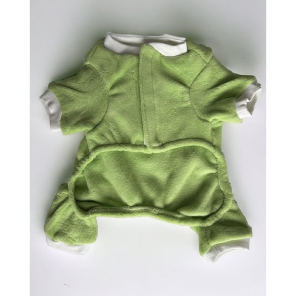 Paw Garage Green Soft Polar Cırtcırtlı Kedi Tulumu Kedi Kıyafeti - S - Renkli Evcil Hayvan Ürünleri Fiyatı