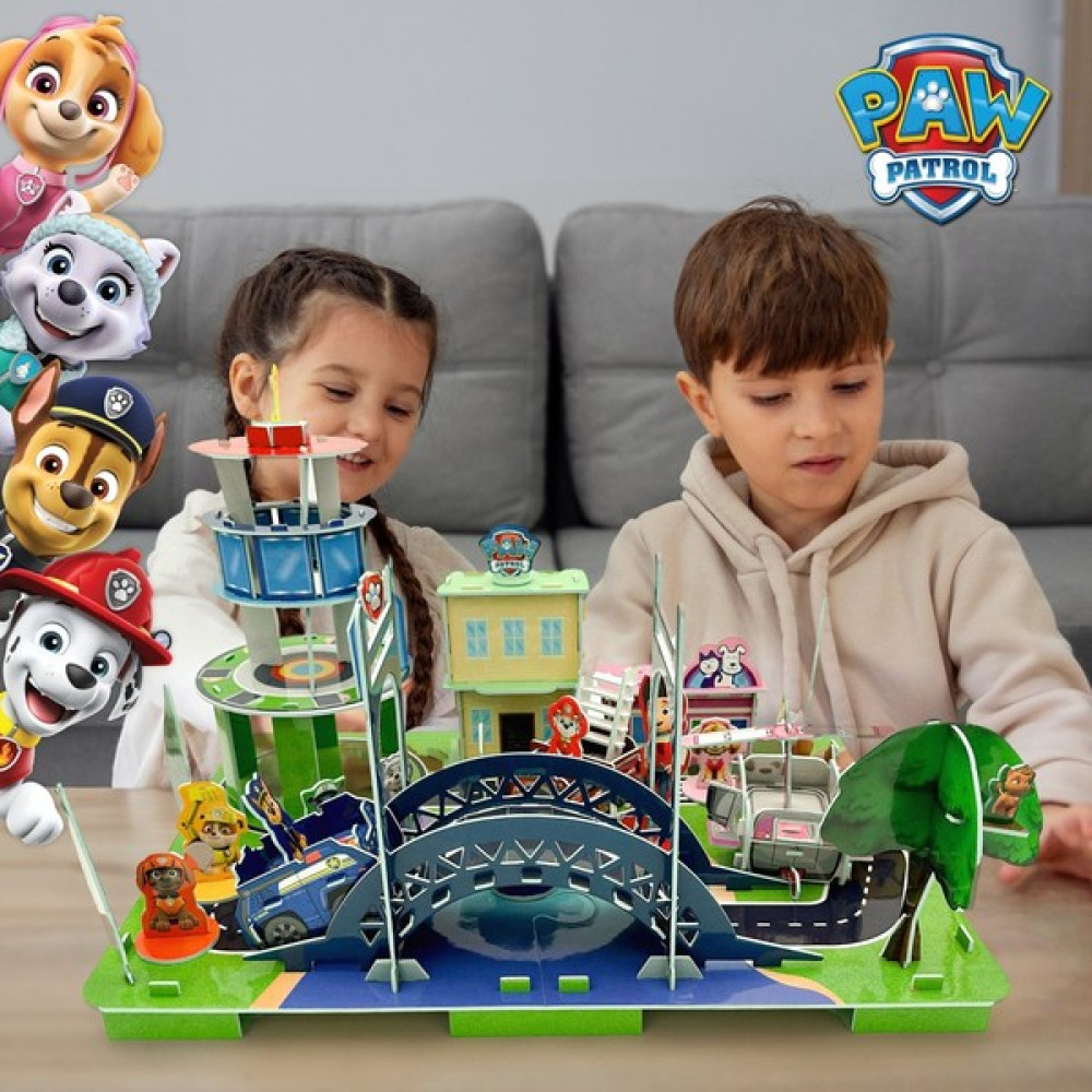 Paw Patrol City 3D Puzzle Büyük Eğitici Hikaye Oluşturma Oyun Alanı 126 Parça Eğitici Oyuncak Fiyatı