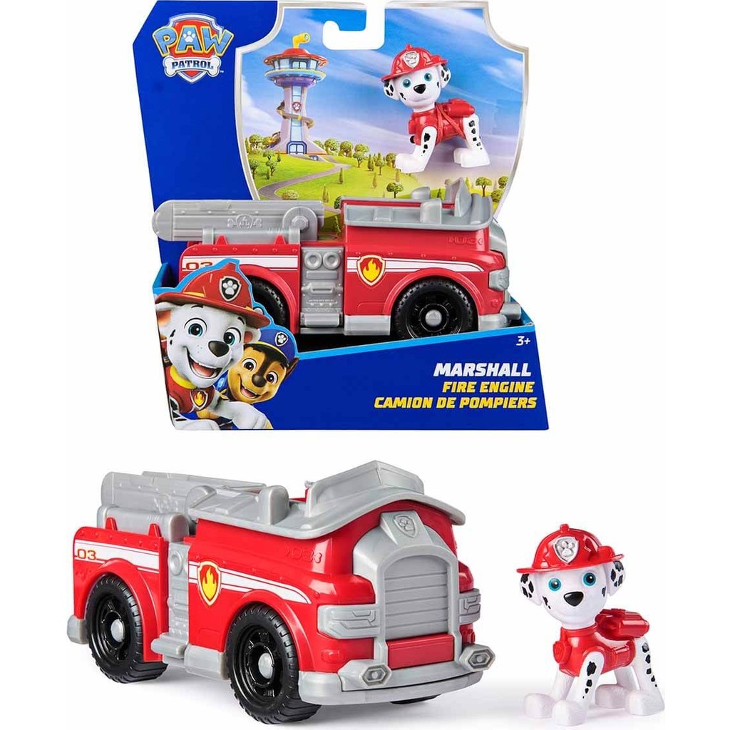 Paw Patrol Marshall ve Itfaiye Aracı 6071209 - Kırmızı Aksiyon Figürleri Fiyatı