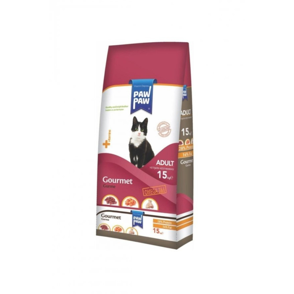 Paw Paw Gurme Renkli Yetiskin Kedi Mamasi 15 Kg Evcil Hayvan Ürünleri Fiyatı