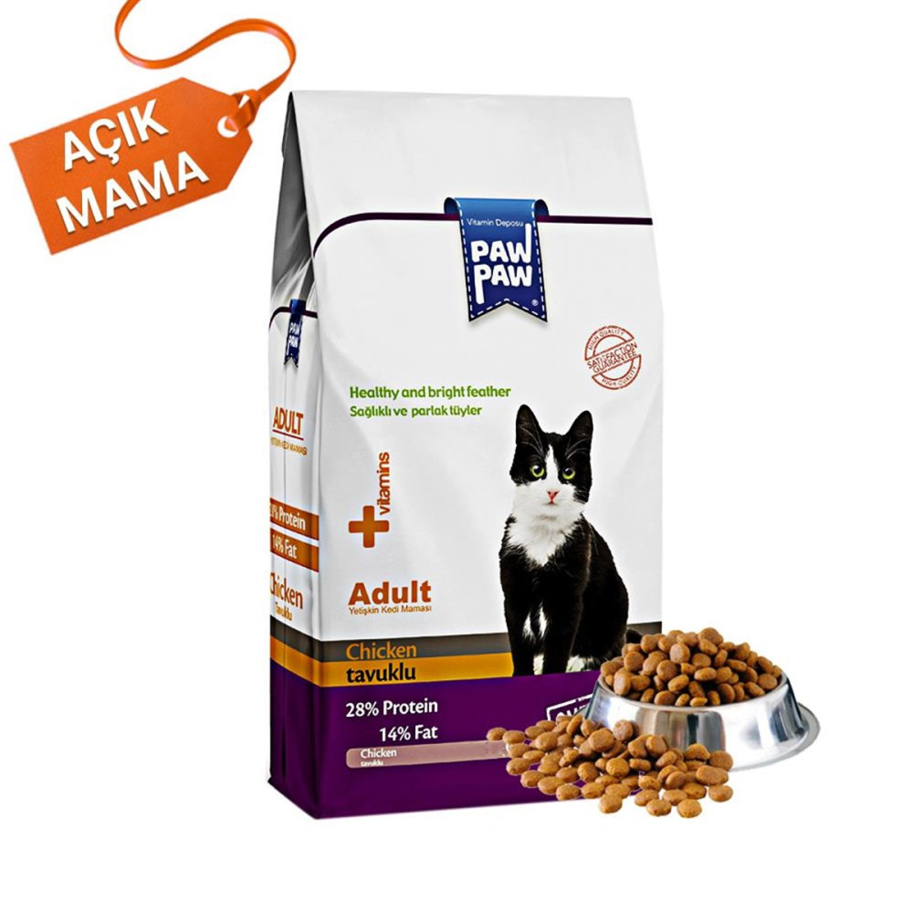 Paw Paw Kedi Maması 1 kg Tavuklu Evcil Hayvan Ürünleri Fiyatı