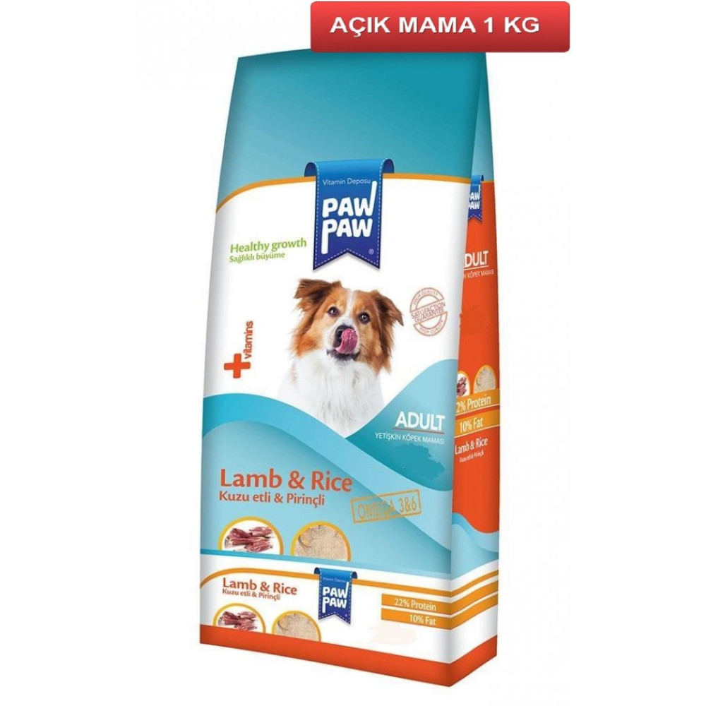 Paw Paw Kuzu Etli Ve Pirincli Yetiskin Kopek Mamasi 1 Kg Acık Evcil Hayvan Ürünleri Fiyatı