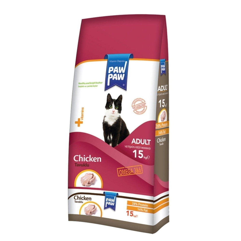 Paw Paw Pawpaw Yetişkin Kedi Maması Tavuklu 15 Kg Evcil Hayvan Ürünleri Fiyatı