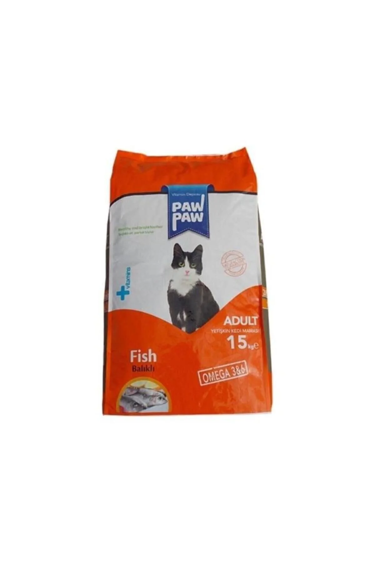 Paw Paw Yetişkin Kedi Maması Balıklı 15 Kg" Evcil Hayvan Ürünleri Fiyatı