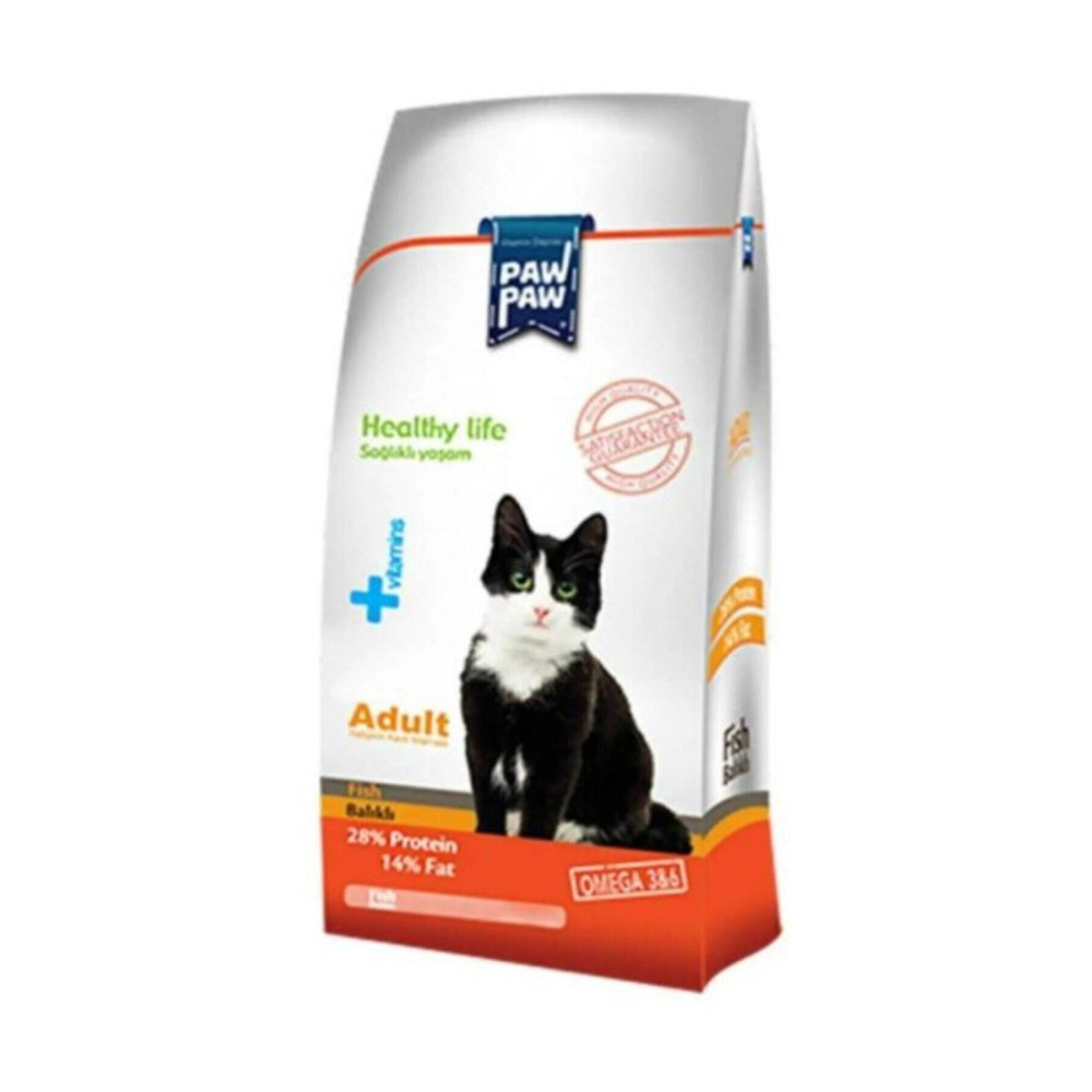 Paw Paw Yetişkin Kedi Maması Balıklı 15 Kg Evcil Hayvan Ürünleri Fiyatı