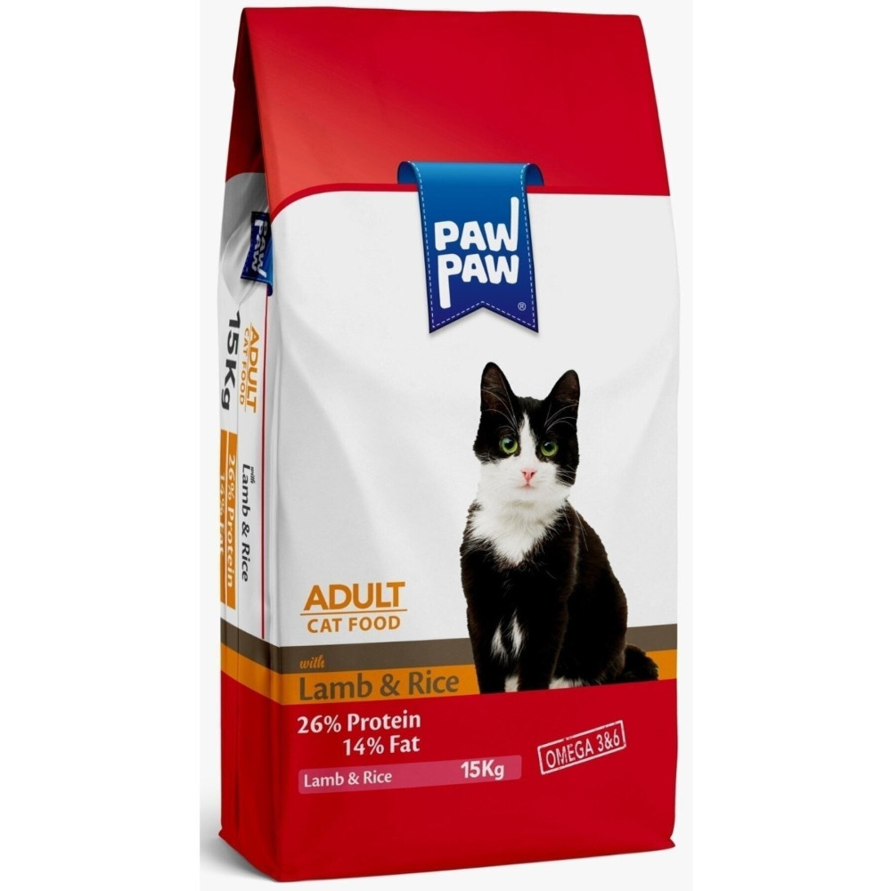 Paw Paw Yetişkin Kedi Maması Kuzu Etli Ve Pirinçli 15 Kg Evcil Hayvan Ürünleri Fiyatı