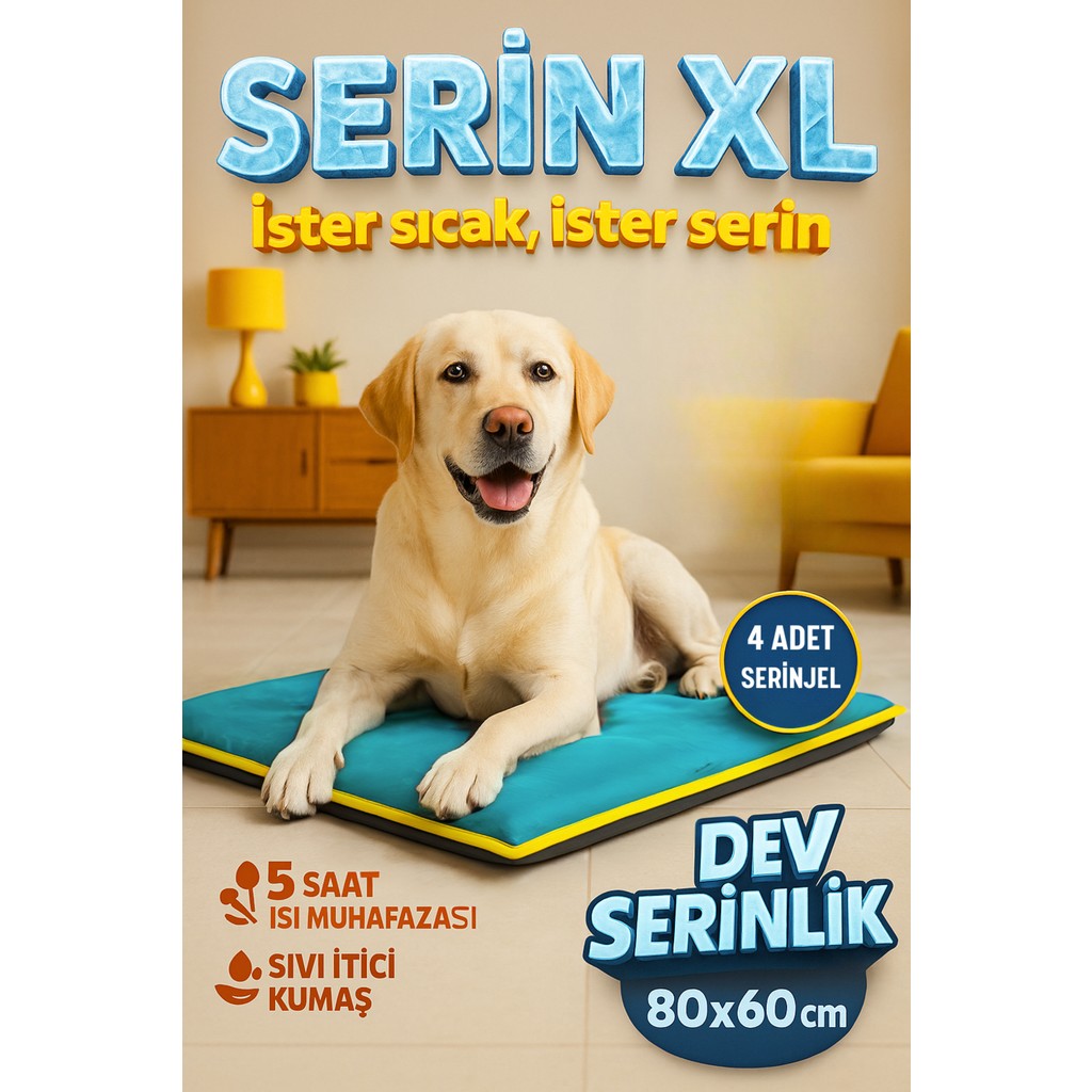 Pawdaz Sıcak Veya Soğuk Kullanılabilen Minder Yatak 80 x 60 cm - Petrol Yeşili Diğer Fiyatı