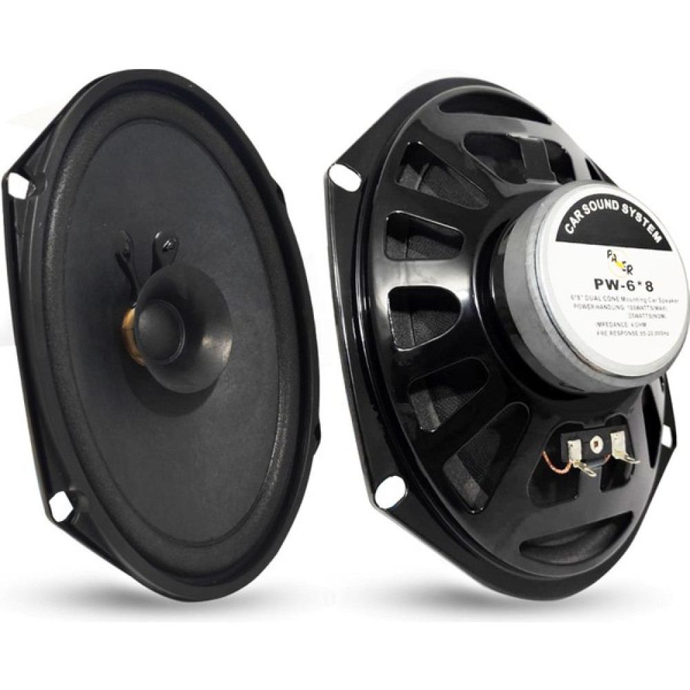 Pawer Oto Hoparlör Oval 6x8 100W 1 Adet Orjinal Araç Pawer Pw-6x8 Oto Hoparlörleri & SubWoofer Fiyatı