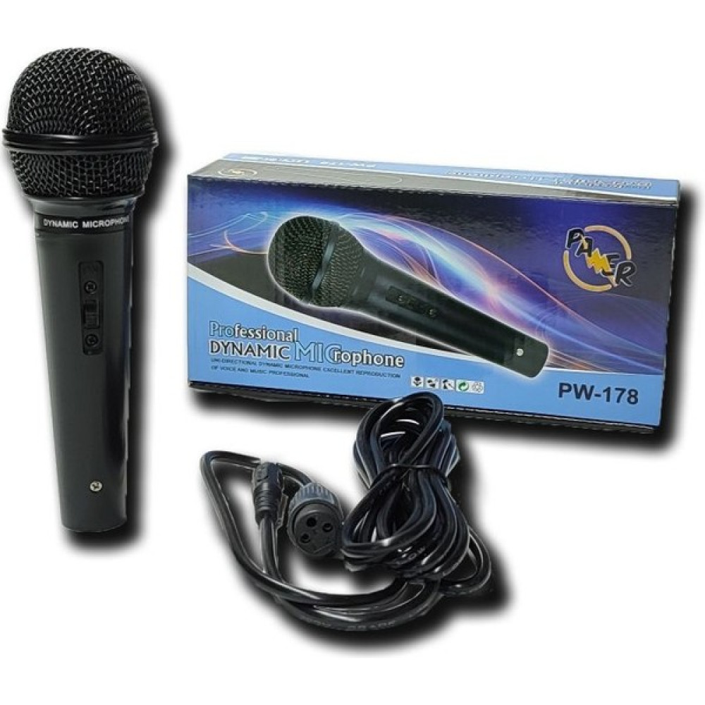 Pawer PW-178 Kablolu El Tipi Mikrofon Müzik Aletleri Fiyatı