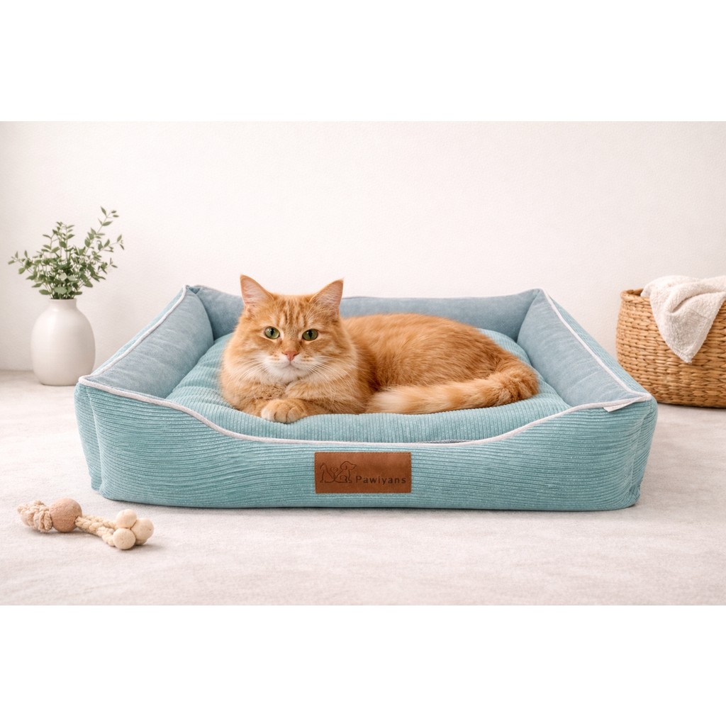 Pawiyans Üst Kalite Kedi-Köpek Yatağı. Kaydırmaz Taban ,yıkanabilir Kılıf 2 FERMUARLI,%100 Elyaflı. - Su Yeşili - 71 x 84 cm SSD / Solid State Drive Fiyatı