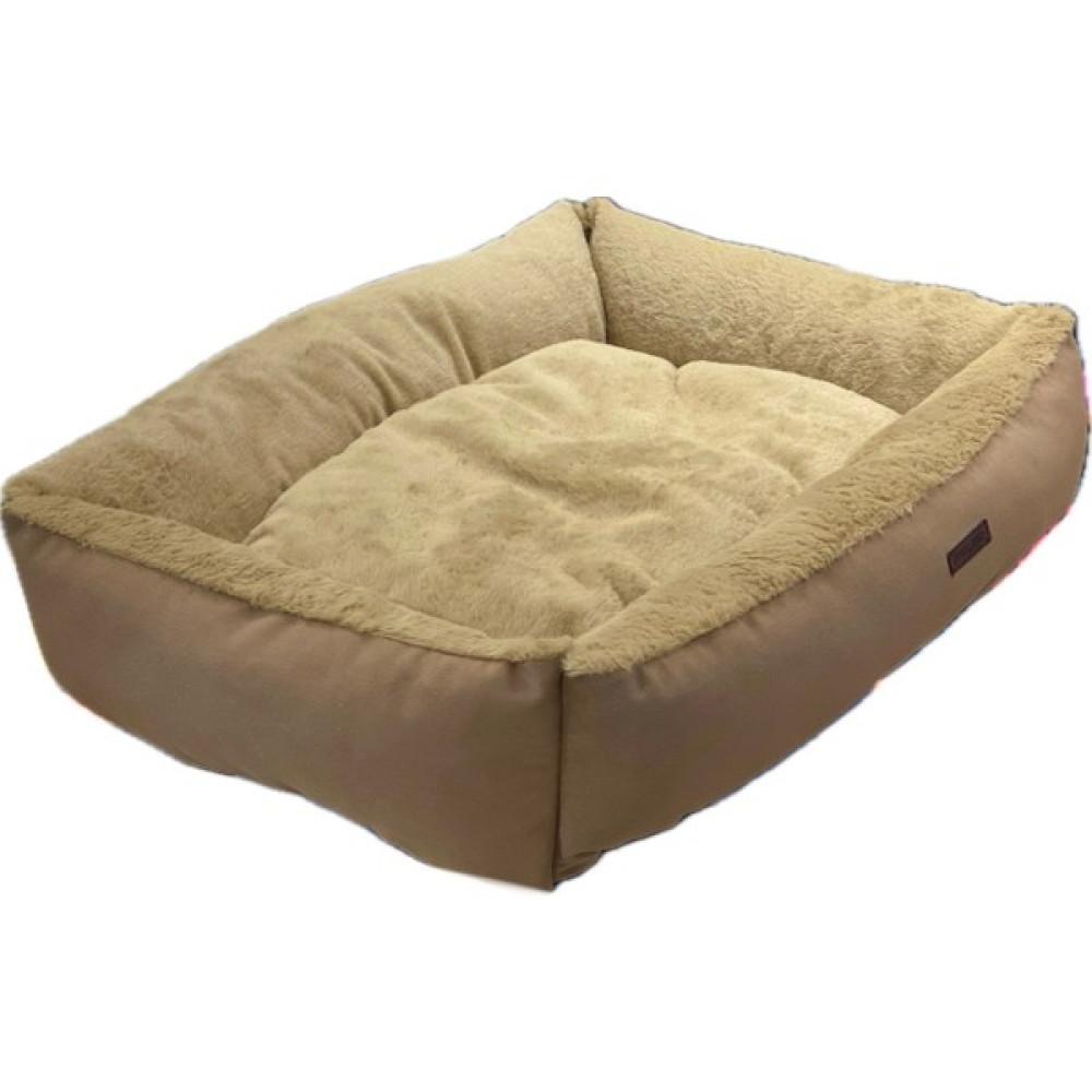 Pawland Tavşan Tüyü Peluş Kedi Yatağı Küçük Irk Köpek Yatağı Açık Kahve 60 x 45 cm Oto Boyaları Fiyatı