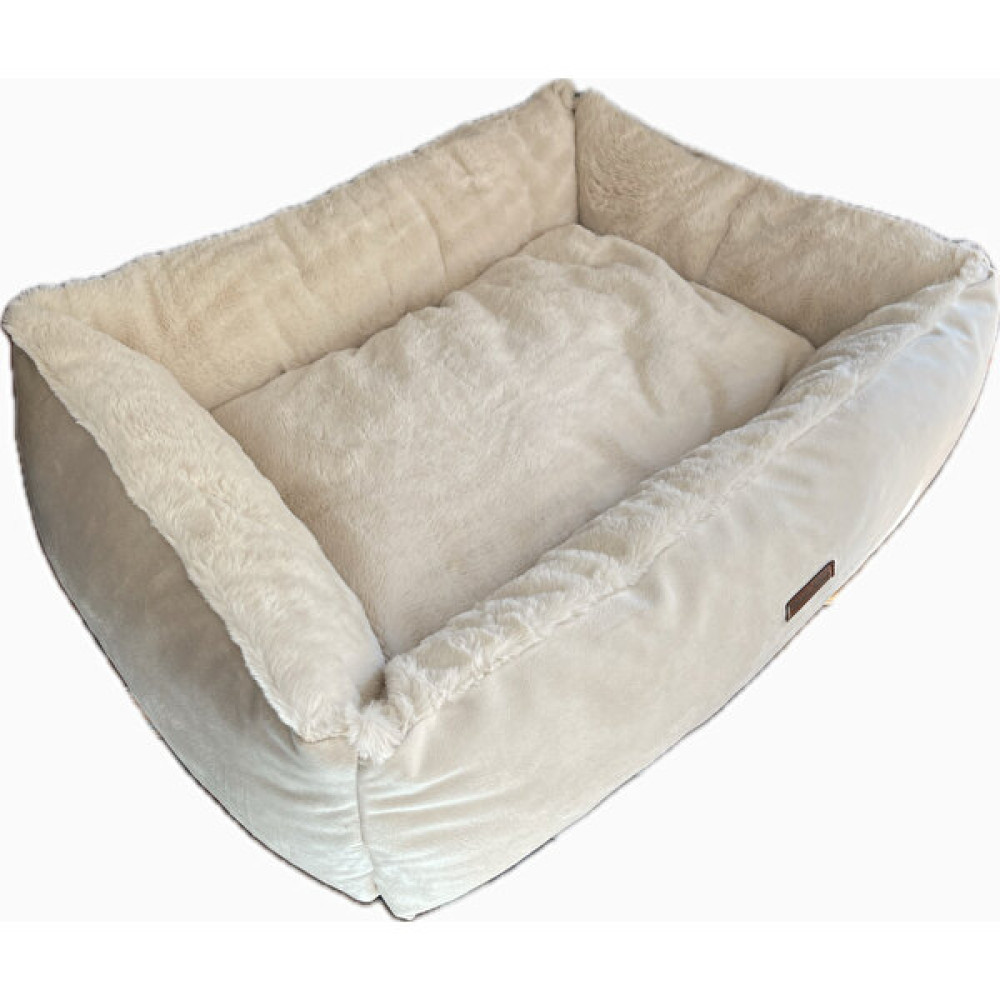 Pawland Tavşan Tüyü Peluş Kedi Yatağı, Küçük Irk Köpek Yatağı Krem 60*45CM Evcil Hayvan Ürünleri Fiyatı