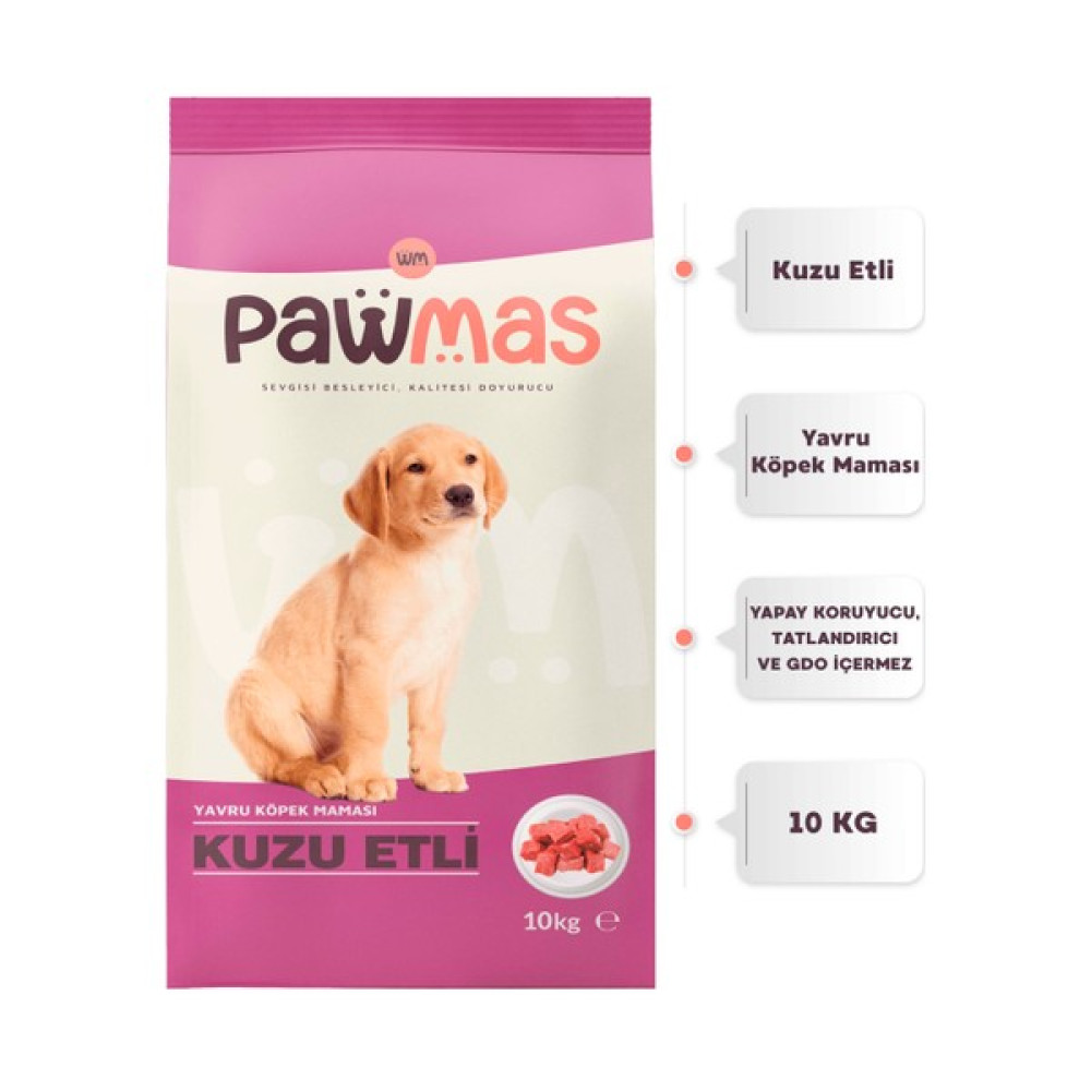 Pawmas Kuzu Etli Yavru Köpek Maması 10 kg Evcil Hayvan Ürünleri Fiyatı