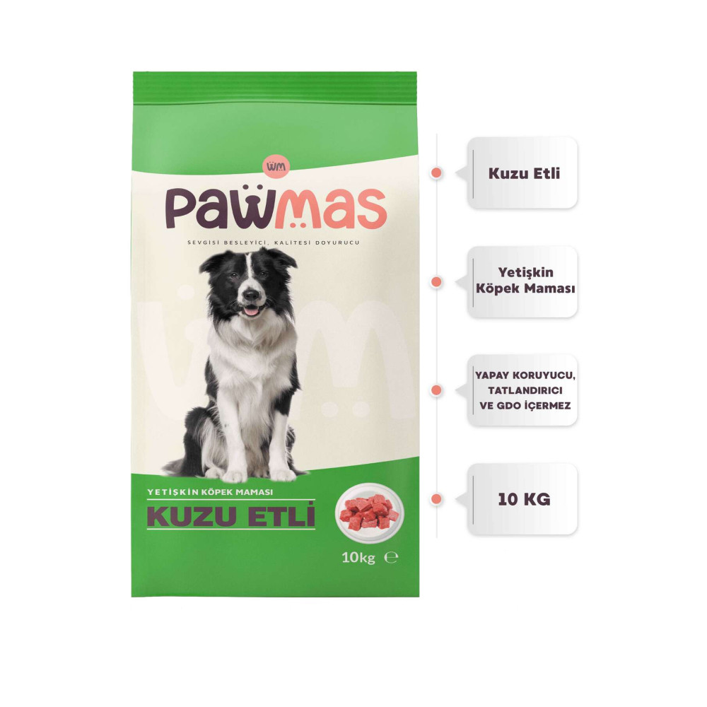 Pawmas Kuzu Etli Yetişkin Köpek Maması 10 Kg Evcil Hayvan Ürünleri Fiyatı