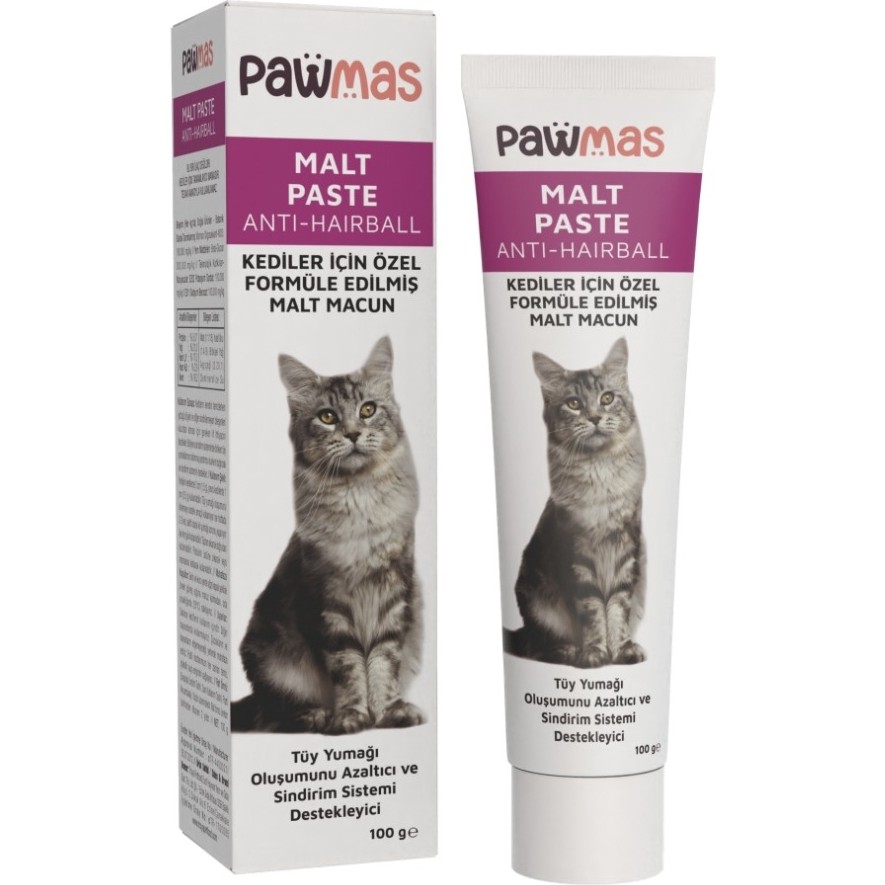Pawmas Malt Paste (Antihairball) Kedi Macunu 100GR Evcil Hayvan Ürünleri Fiyatı