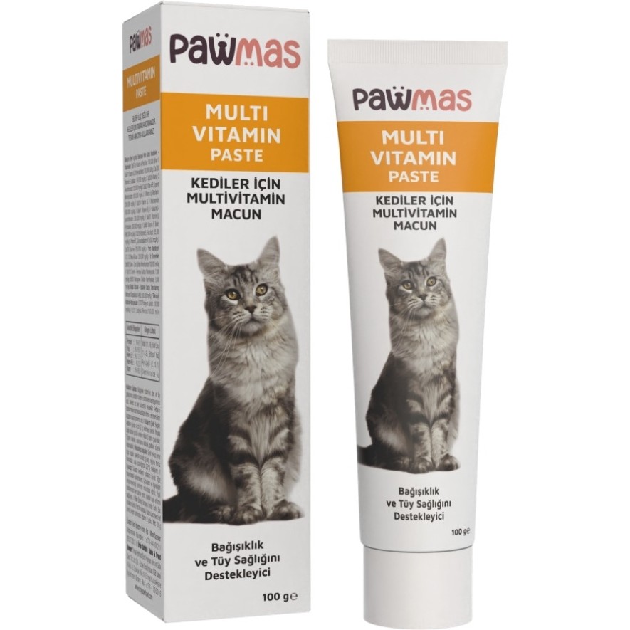 Pawmas Multivitamin Kedi Macunu 100GR Evcil Hayvan Ürünleri Fiyatı