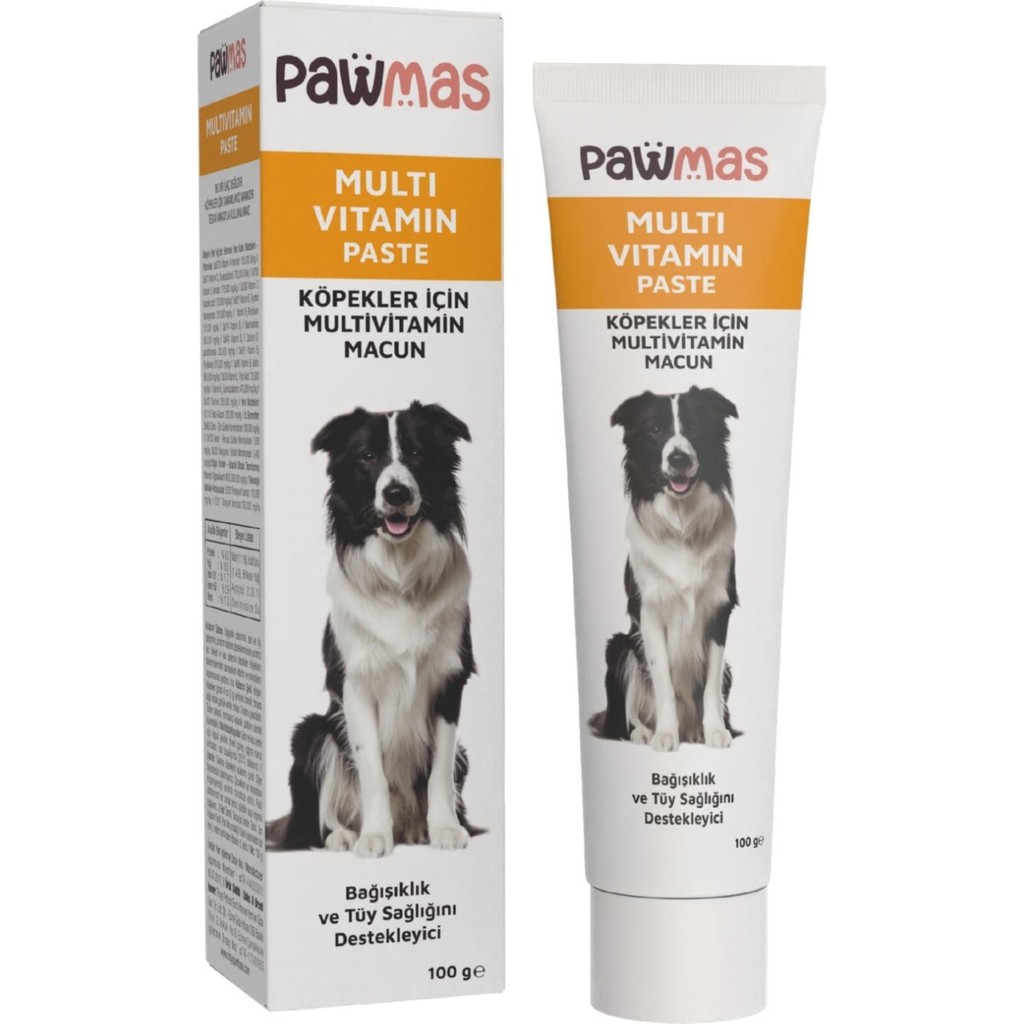 Pawmas Multivitamin Köpek Macunu 100 gr Bağışıklık ve Tüy Sağlığını Destekleyici İçerik Diğer Fiyatı