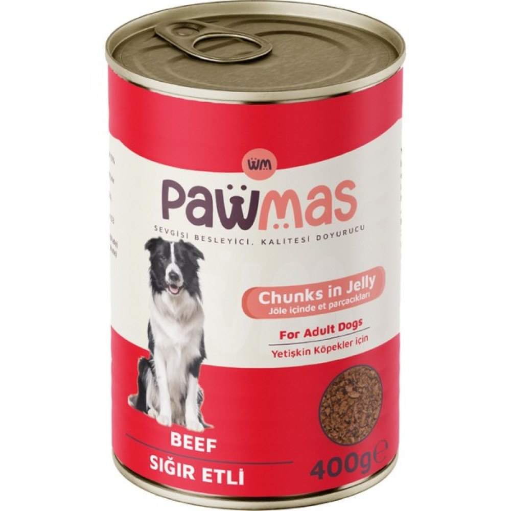Pawmas Sığır Etli Yetişkin köpek Konservesi 400 gr Evcil Hayvan Ürünleri Fiyatı