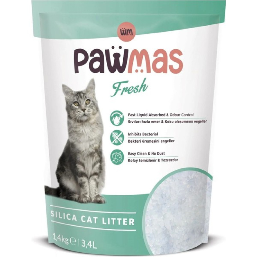 Pawmas Silika Fresh Kedi Kumu 3.4 Lt Evcil Hayvan Ürünleri Fiyatı