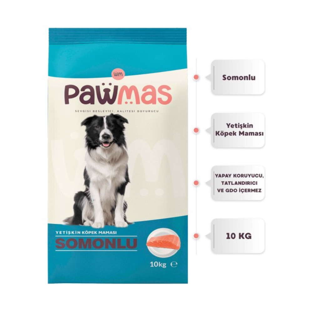 Pawmas Somonlu Yetişkin Köpek Maması 10 kg Evcil Hayvan Ürünleri Fiyatı