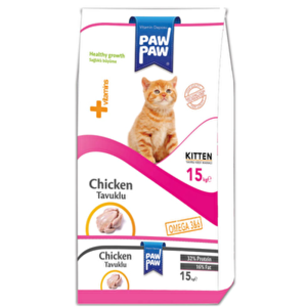 Pawpaw Paw Paw Kitten Tavuklu Yavru Kedi Maması 15 Kg Evcil Hayvan Ürünleri Fiyatı