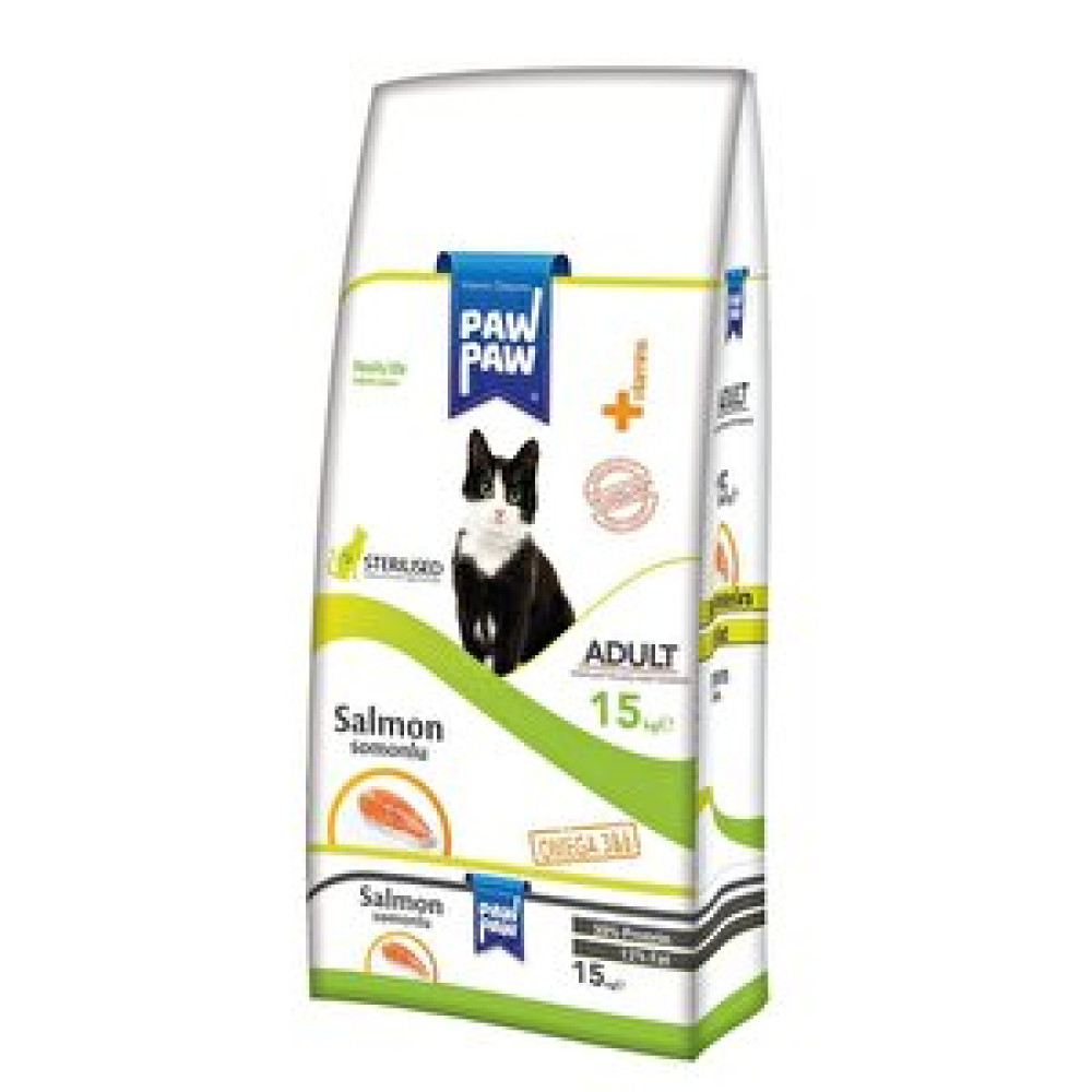 Pawpaw Paw Paw Sterilised Somonlu Kısırlaştırılmış Kedi Maması 15 Kg Evcil Hayvan Ürünleri Fiyatı