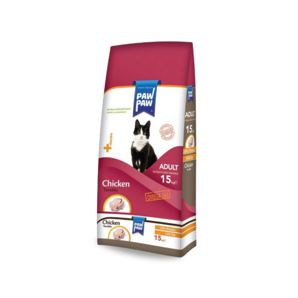 Pawpaw Yetiskin Kedi Mamasi Tavuklu 15 Kg Evcil Hayvan Ürünleri Fiyatı