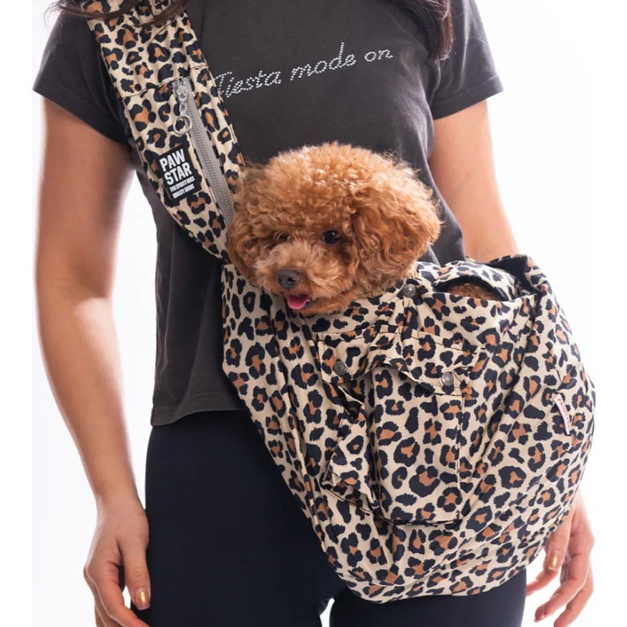 Pawstar Mbeya Gold Crossbody Küçük Irk Köpek Çapraz Taşıma Çantası (Içi Tay Tüyü) - M - Kahverengi Evcil Hayvan Ürünleri Fiyatı
