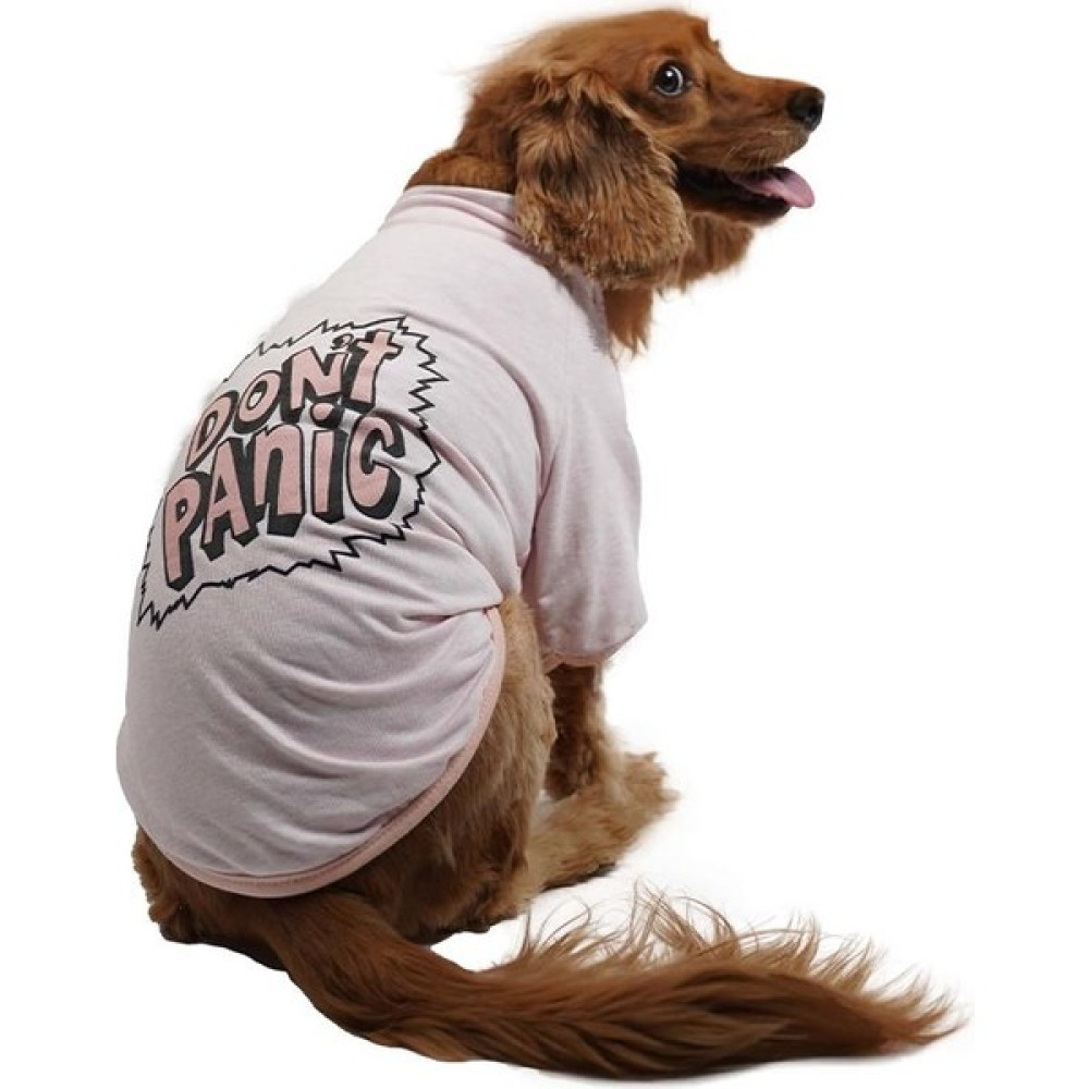 Pawstar Pembe Don't Panic Sweat Kedi Köpek Sweat Kedi Köpek Kıyafeti - XL Evcil Hayvan Ürünleri Fiyatı