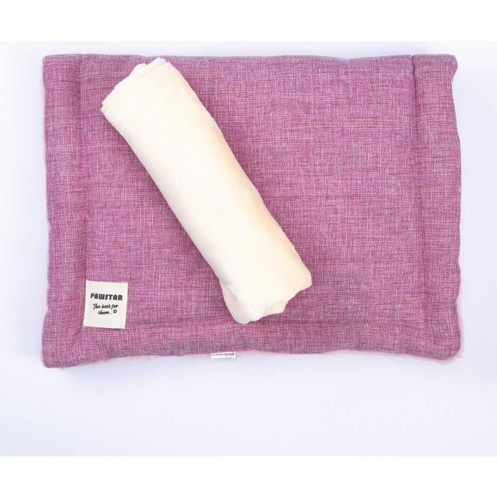 Pawstar Rose Mat ve Battaniye Seti Kedi Köpek Matı Kedi Köpek Battaniyesi - Pembe - 70 x 100 cm Evcil Hayvan Ürünleri Fiyatı