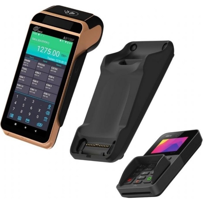 Pax A910SF Android Yazarkasapos + S210 Pinpad +B910SF Iletişim ve Şarj Ünitesi Diğer Fiyatı