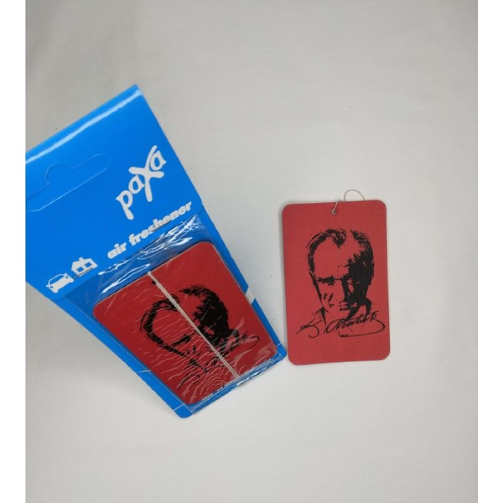 Paxa Kağıt Koku - K.atatürk Resimli (Kırmızı) - ST00918-5203 Oto Boyaları Fiyatı